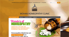 Desktop Screenshot of mohanhomeopathyclinic.com