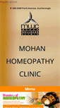 Mobile Screenshot of mohanhomeopathyclinic.com